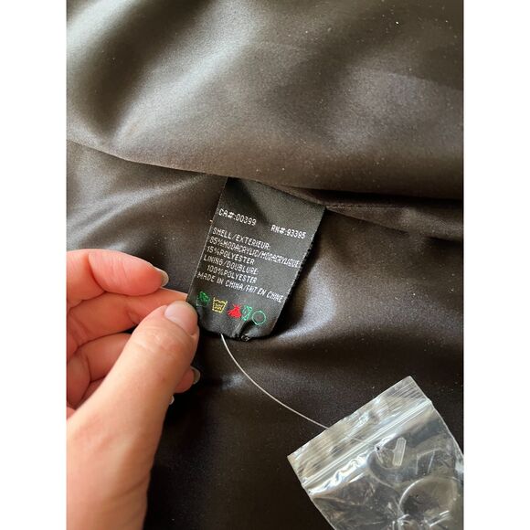 Midnight Velvet Long Coat Women Large Black Gothic Victorian Vintage Opera Hood - Picture 5 of 13